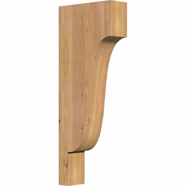 Ekena Millwork Newport Smooth Corbel, Western Red Cedar, 3 1/2"W x 10"D x 26"H COR04X10X26NEW00SWR - main